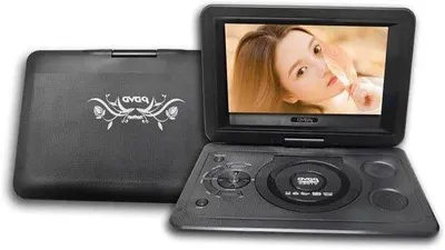 Immagine prodotto di Lettore DVD portatile - 13 pollici - Nero - Display HD rotante - Dispositivo portatile per la visione di film
