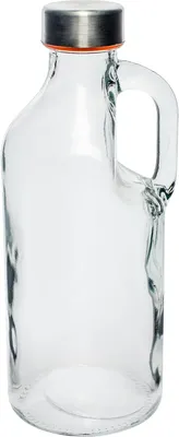 Produktbild von 1,1 L Glasflasche Zum Befüllen  Likörflaschen Essig-Öl Flaschen Schnapsflaschen Karaffe Wasserflasche Milchflasche
