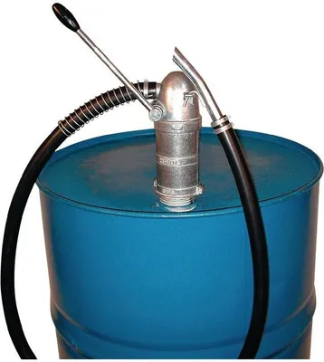 Immagine prodotto di Pompa a botte Horn Tecalemit in zinco fuso per gasolio, olio da riscaldamento 0,25l p.stroke tubo di aspirazione telescopico 490-925mm - 103089100