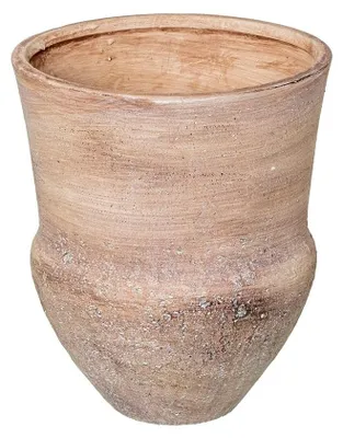 Keramik-Tafelvaas, rustikal braun, 19 x 19 x 22 cm