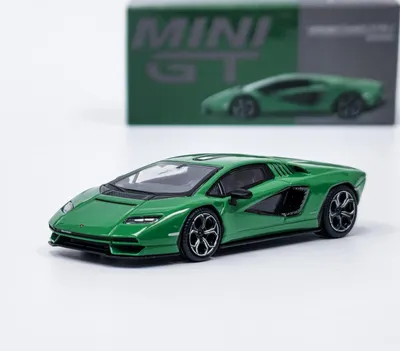 Image de Lamborghini Countach LPI 800-4 Medium Green - Mini GT 1:64