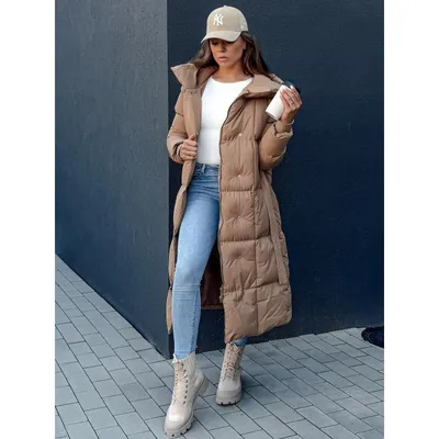 Immagine prodotto di Cappotto trapuntato da donna CLOUTIQUE beige scuro XL