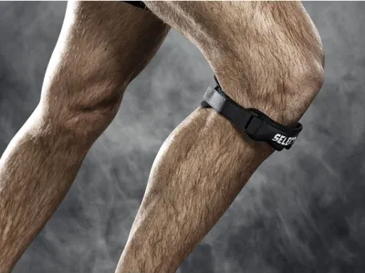 Produktbild von SELECT Knieband schwarz/weiß schwarz/weiß -