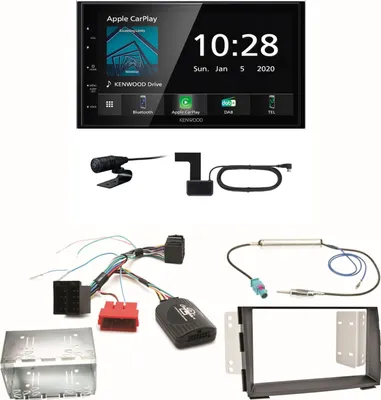 Produktbild von Kenwood DMX5020DABS Android Auto CarPlay Einbauset für Kia Venga