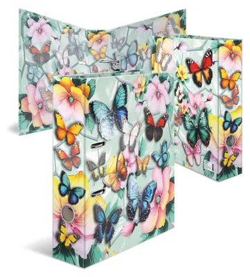 Image de HERMA 20191 Classeur à pochettes « Papillons », format A4