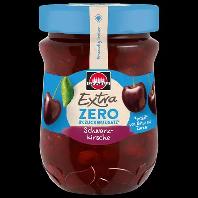 Produktbild von Schwartau Extra Zero Schwarzkirsche, 280g