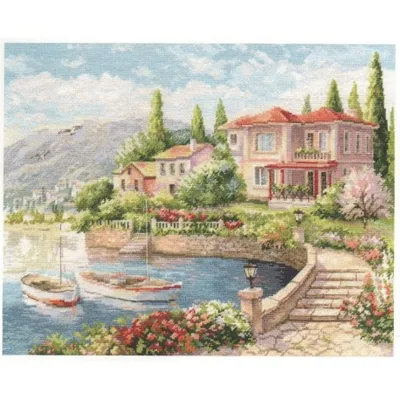 Obrázek produktu pro Alisa Alisa vyšívací sada Ráno na pobřeží 28x31 cm