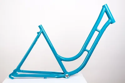 Produktbild von 28 Zoll Alu Damen Fahrrad Rahmen City Retro Classic Vintage Bike frame Rh 52cm türkis blau