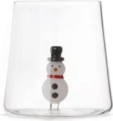 Image de Verre en borosilicate de 48 cl avec décor bonhomme de neige