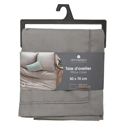 Immagine prodotto di Federa in cotone, 50 x 70 cm, grigio