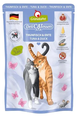 Image de GRANATAPET DeliCATessen Thon et canard - nourriture humide pour chats - 85g