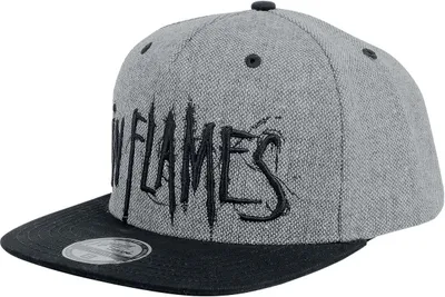 Produktbild von In Flames Cap Uni Logo schwarz/grau Standard