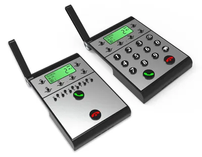 Produktbild von Drahtlose Gegensprechanlage Intelligente digitale Sprachanrufmaschine Drahtlose Buero-Gegensprechanlage Telefon-Gegensprechanlage fuer Geschaeftsbuero-Hausanrufe Raum-zu-Raum-Gegensprechanlage