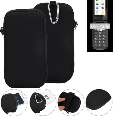 Produktbild von K-S-Trade Neopren-Hülle Handyhülle kompatibel mit Emporia TOUCHsmart Schutzhülle Neoprenhülle Sleeve Schutz-Hülle Gürtel Tasche Case Holster