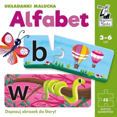 Productafbeelding van Alfabet. Puzzel voor peuters. Kapitein. Educatie