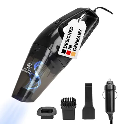Obrázok produktu pre alca® vysávač do auta 12V WET/DRY prenosný ručný vysávač 12 V umývateľný HEPA filter