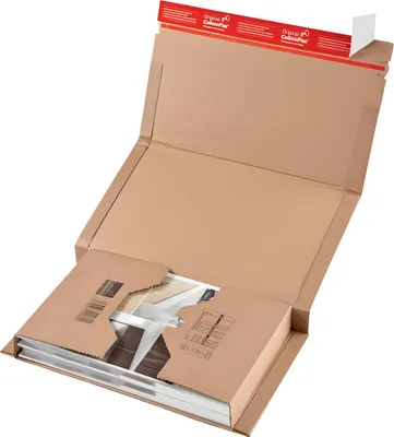 Zdjęcie produktu dla Uniwersalne opakowanie wysyłkowe ColomPac, do formatów DIN A3 Wymiary wewnętrzne: (szer.) 455 x (głęb.) 320 x (wys.) 70 mm - 20 sztuk (CP 020.18)