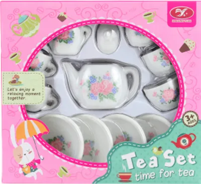 Image de Service à thé en porcelaine - papillons