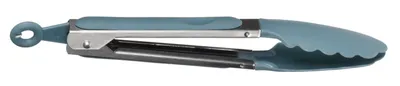 Image de Pince à dresser BURI 27cm Pince à servir les pâtes Pince de cuisine Pince à salade Pince à barbecue, Couleur:bleu