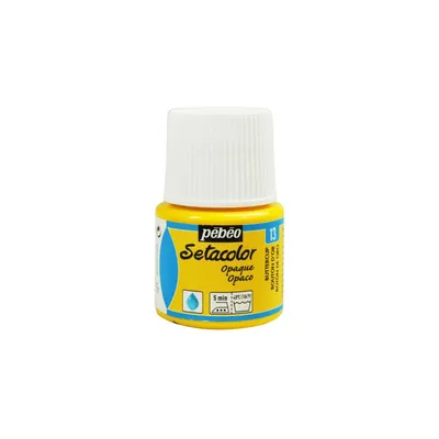 Image de Peinture textile Setacolor opaque - Jaune - 45 ml