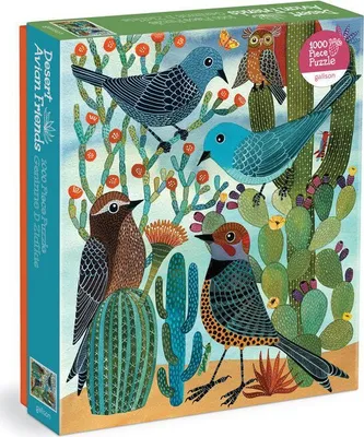 Produktbild von GALISON Puzzle Wüste Vogel Freunde 1000 Teile