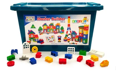 Zdjęcie produktu dla Klocki konstrukcyjne Master Builder 950 el. - Little Architect 4+
