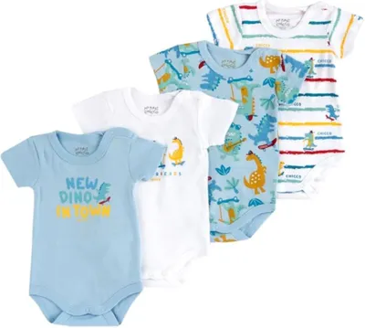 Productafbeelding van Chicco Baby - Set van 4 korte mouw body's voor jongens