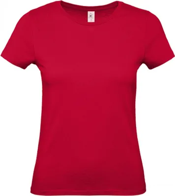 Produktbild von B&C TW02T | Damen T-Shirt / 100 - Farbe: Deep Red - Größe: S