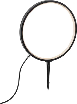 Produktbild von Selltec LED Außenleuchte Erdspießlampe Timerfunktion (6h ON/18h OFF) IP65 Spritzwasserschutz schwarz Garten