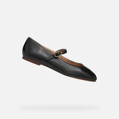 Produktbild von Geox Schwarze Damenballerinas Marsilea 39