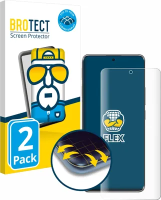 Produktbild von 2x BROTECT Fullscreen Schutzfolie für Xiaomi Poco X7 Displayschutz Folie Fullcover Klar Transparent