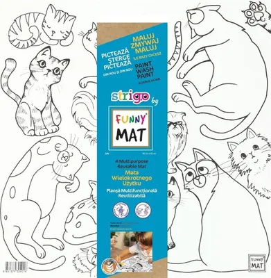 Immagine prodotto di Tappetino divertente Gatti bianchi STRIGO