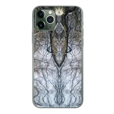 Produktbild von MuchoWow® Handyhülle Schutzhülle Hülle für iPhone 11 Pro Baum - Kunst - Psychedelisch Silikon Softcase Handy Hülle - Handy