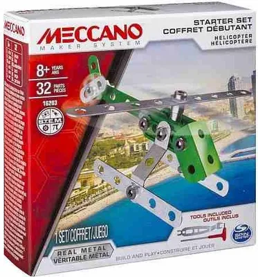 Produktbild von Meccano Starter Set - Chopper, Multibaukasten, 8 Jahr(e), Metall