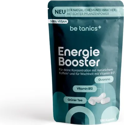 Image de be tanics Energie Booster für die Konzentration mit Koffein 180 Kapseln