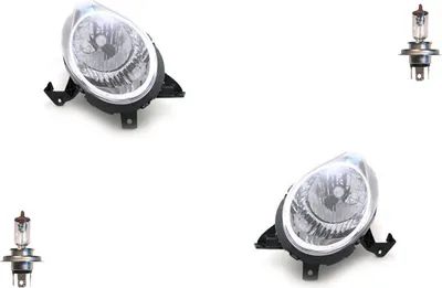 Produktbild von Scheinwerfer passend für Nissan Micra K12 07-10 mit H4 Satz Links Rechts 26060BG10B 26010BG10B Johns
