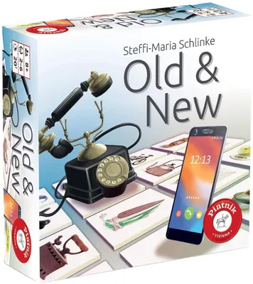 Produktbild von Piatnik – Old & New Memo Memoryspiel Kinderspiel