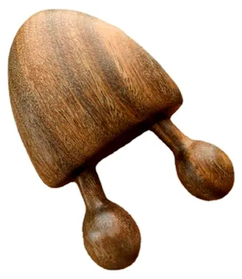 Produktbild von Holzwerkzeug für Gesichts- und Nackenmassage aus Sandelholz