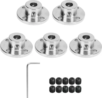 Produktbild von 5 Stück Flanschkupplungsstecker C45 Stahl 8 mm ID Modellkupplungszubehör für die Übertragung