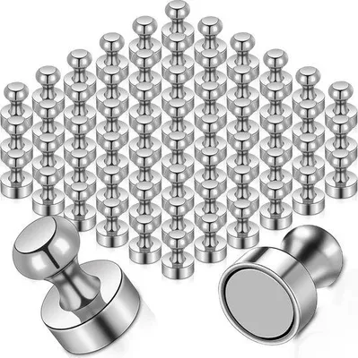 Produktbild von Famanu Neodymium-Magnete 60 Stück - Kleine Metallmagnete 16 x 12 mm