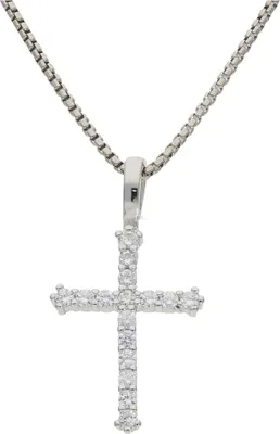 Produktbild von Kreuz Anhänger Silber 925 Zirkonia JL52-02-0067 JuwelmaLux