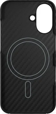 Produktbild von Epico Mag Carbon Hülle für iPhone 16 - schwarz
