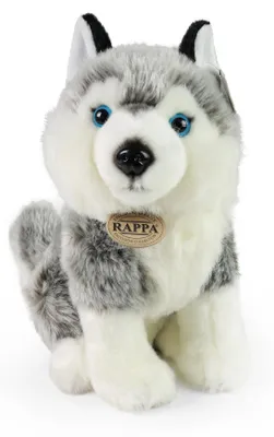 Obrázek produktu pro Rappa Plyšový pes Husky sedící 30 cm ECO-FRIENDLY