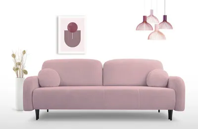 Image de Canapé 2 places Cloud avec fonction couchage, couleur rose
