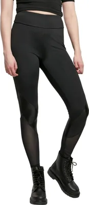 Produktbild von Urban Classics Ladies - Highwaist TECH Leggings schwarz - M