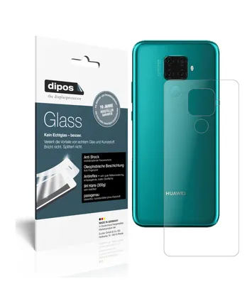 Produktbild von 1x Schutzfolie für Huawei nova 5i Pro Rückseite matt - Anti-Shock 9H Folie dipos Glass Kunststoffglas