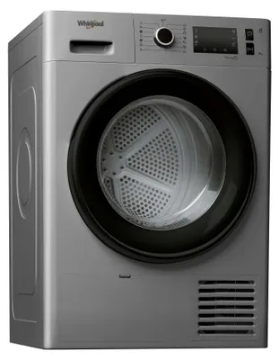 Produktbild von Whirlpool AWZ9HPS, Freistehend, Toplader, Wärmepumpe, Silber, Rechts, 120 l