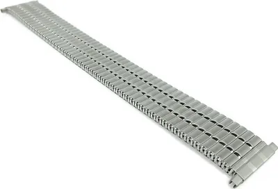 Produktbild von Herzog > Uhrenarmband 18 - 20mm Zugband Edelstahl > silberfarben matt