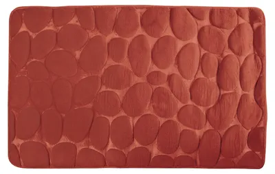 Imagen del producto de Alfombra Badteppich MSV PEBBLES, 50 x 80 cm, color terracota
