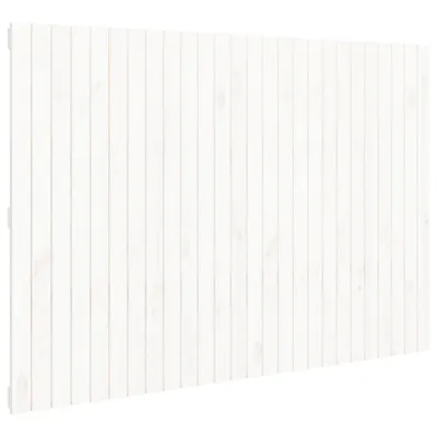 Immagine prodotto di vidaXL Testata a muro bianca 166x3x110 cm in legno di pino massiccio